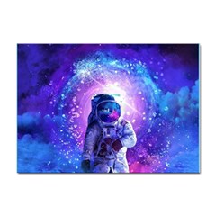 The Cosmonaut Galaxy Art Space Astronaut Sticker A4 (100 Pack) by Pakjumat