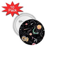 Animals Galaxy Space 1 75  Buttons (10 Pack) by Pakjumat