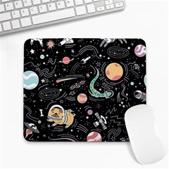 Animals Galaxy Space Large Mousepad by Pakjumat