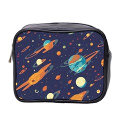 Space Galaxy Planet Universe Stars Night Fantasy Mini Toiletries Bag (two Sides) by Pakjumat