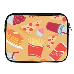 Fast Junk Food  Pizza Burger Cool Soda Pattern Apple Ipad 2/3/4 Zipper Cases by Sarkoni