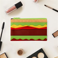 Cake Cute Burger Cosmetic Bag (xs) by Dutashop