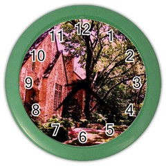 Hot Day In  Dallas-6 Color Wall Clock by bestdesignintheworld