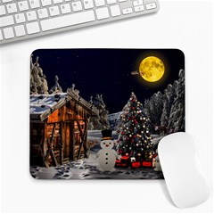 Christmas Landscape Large Mousepad by Sarkoni