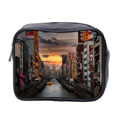 River Buildings City Urban Mini Toiletries Bag (two Sides) by Sarkoni