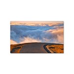 Landscape Sky Clouds Mountain Road Sticker Rectangular (10 pack) Front