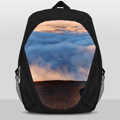 Landscape Sky Clouds Mountain Road Backpack Bag by Sarkoni