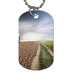 Climate Landscape Dog Tag (two Sides) by Sarkoni