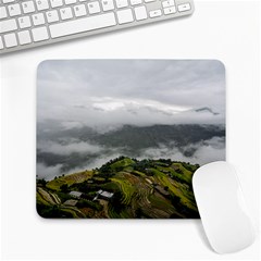 Residential Paddy Field Step Cloud Large Mousepad by Sarkoni