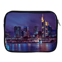 Frankfurt City Skyline Skyscraper Apple Ipad 2/3/4 Zipper Cases by Sarkoni