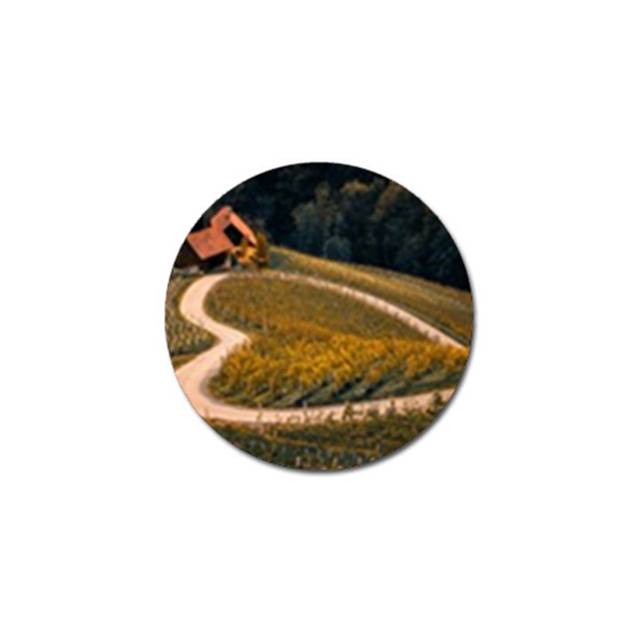 Vineyard Agriculture Farm Autumn Golf Ball Marker