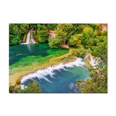 River Waterfall Sticker A4 (100 Pack) by Sarkoni