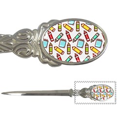 Seamless Pixel Art Pattern Letter Opener by Amaryn4rt