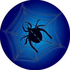 Spider On Web Play Mat (square) by Amaryn4rt