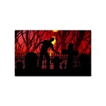 Horror Zombie Ghosts Creepy Sticker Rectangular (10 pack) Front