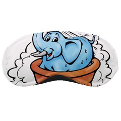 Elephant Bad Shower Sleep Mask by Amaryn4rt