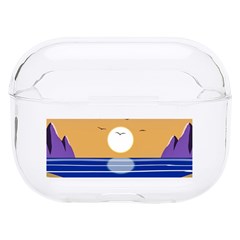 Vector Graphic Clipart Mountains Hard Pc Airpods Pro Case by Sarkoni