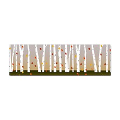 Birch Trees Fall Autumn Leaves Sticker Bumper (10 Pack) by Sarkoni