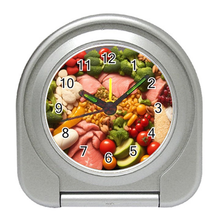 Fruit Snack Diet Bio Food Healthy Travel Alarm Clock