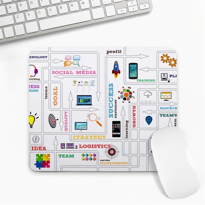 Illustrations Startup Business Organization Large Mousepad