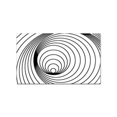 Spiral Eddy Route Symbol Bent Sticker Rectangular (100 Pack) by Amaryn4rt