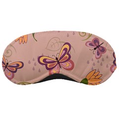 Butterfly Background Pattern Texture Sleep Mask by Ravend