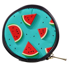 Watermelon Fruit Slice Mini Makeup Bag by Ravend