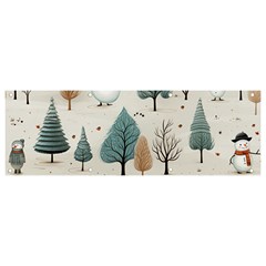 Snowman Snow Christmas Banner And Sign 9  X 3  by Ravend