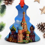 Architecture Building Cathedral Church Christmas Tree Ornament (Two Sides) Front