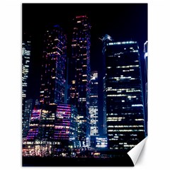 Black Building Lighted Under Clear Sky Canvas 18  X 24  by Modalart