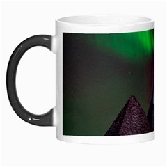 Fantasy Pyramid Mystic Space Aurora Morph Mug by Grandong