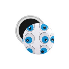 Eyes Comic Cartoon Fun Funny Toon 1 75  Magnets by Ndabl3x