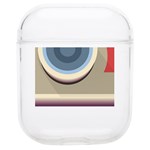 Photo Camera Machine Colorful Art Soft TPU AirPods 1/2 Case Front