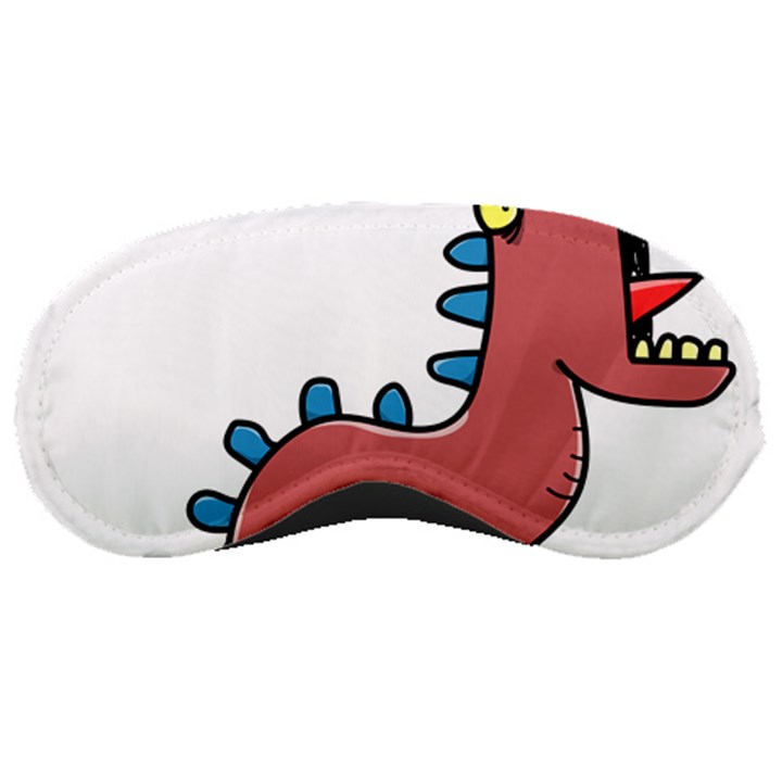 Dinosaur Dragon Drawing Cute Sleep Mask