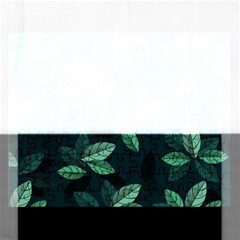 Leaves Foliage Plants Pattern Rectangular Jigsaw Puzzl by Grandong