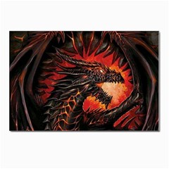 Dragon Postcard 4 x 6  (pkg Of 10) by Ndabl3x