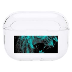 Angry Male Lion Predator Carnivore Hard Pc Airpods Pro Case by Ndabl3x