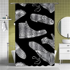 Pattern Shiny Shoes Shower Curtain 48  X 72  (small)  by Ndabl3x