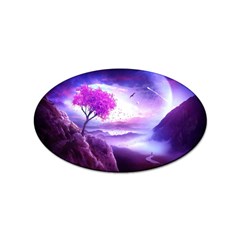 Fantasy World Sticker (oval) by Ndabl3x