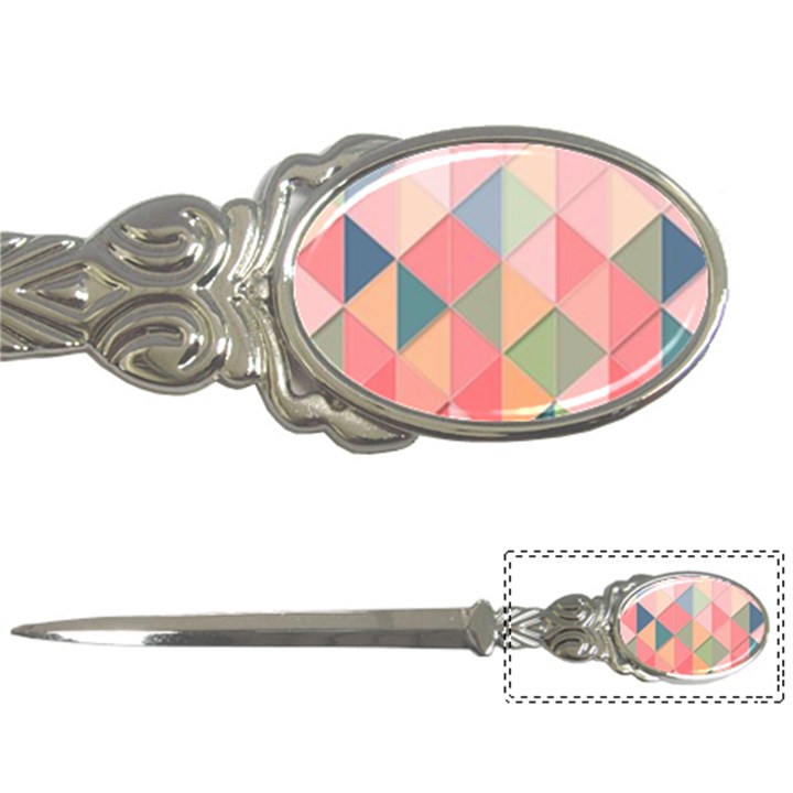 Background Geometric Triangle Letter Opener