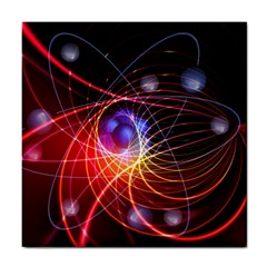 Physics Quantum Physics Particles Tile Coaster by Sarkoni