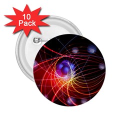 Physics Quantum Physics Particles 2 25  Buttons (10 Pack)  by Sarkoni