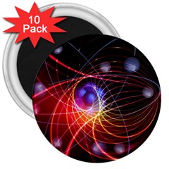 Physics Quantum Physics Particles 3  Magnets (10 Pack)  by Sarkoni