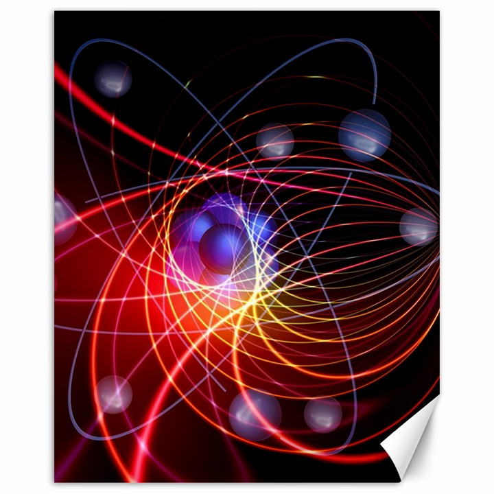 Physics Quantum Physics Particles Canvas 16  x 20 