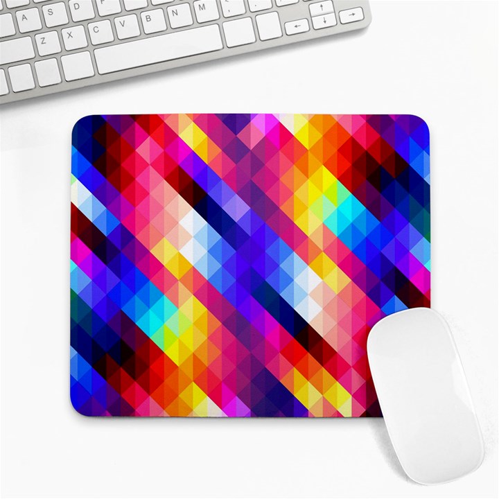 Abstract Background Colorful Pattern Large Mousepad