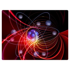 Physics Quantum Physics Particles Premium Plush Fleece Blanket (extra Small) by Sarkoni