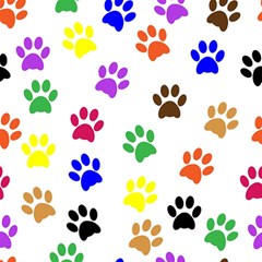 Pawprints Paw Prints Paw Animal Play Mat (square) by Apen