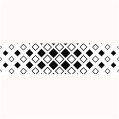 Square Diagonal Pattern Monochrome Large Bar Mat by Apen