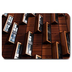 Abstract Architecture Building Business Large Doormat by Amaryn4rt