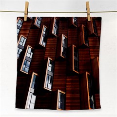 Abstract Architecture Building Business Face Towel by Amaryn4rt